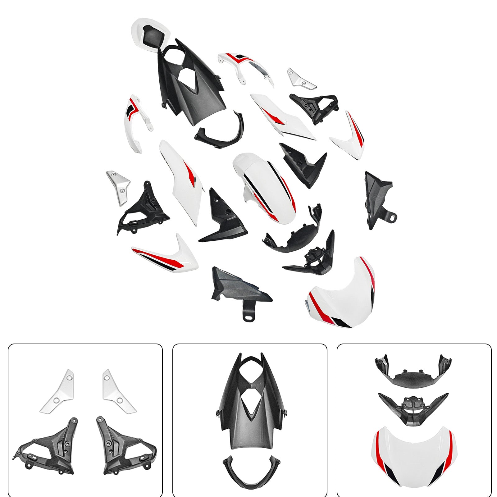Amotopart 2020-2022 Collection de kits de carénage Triumph Street Triple 765 R/RS