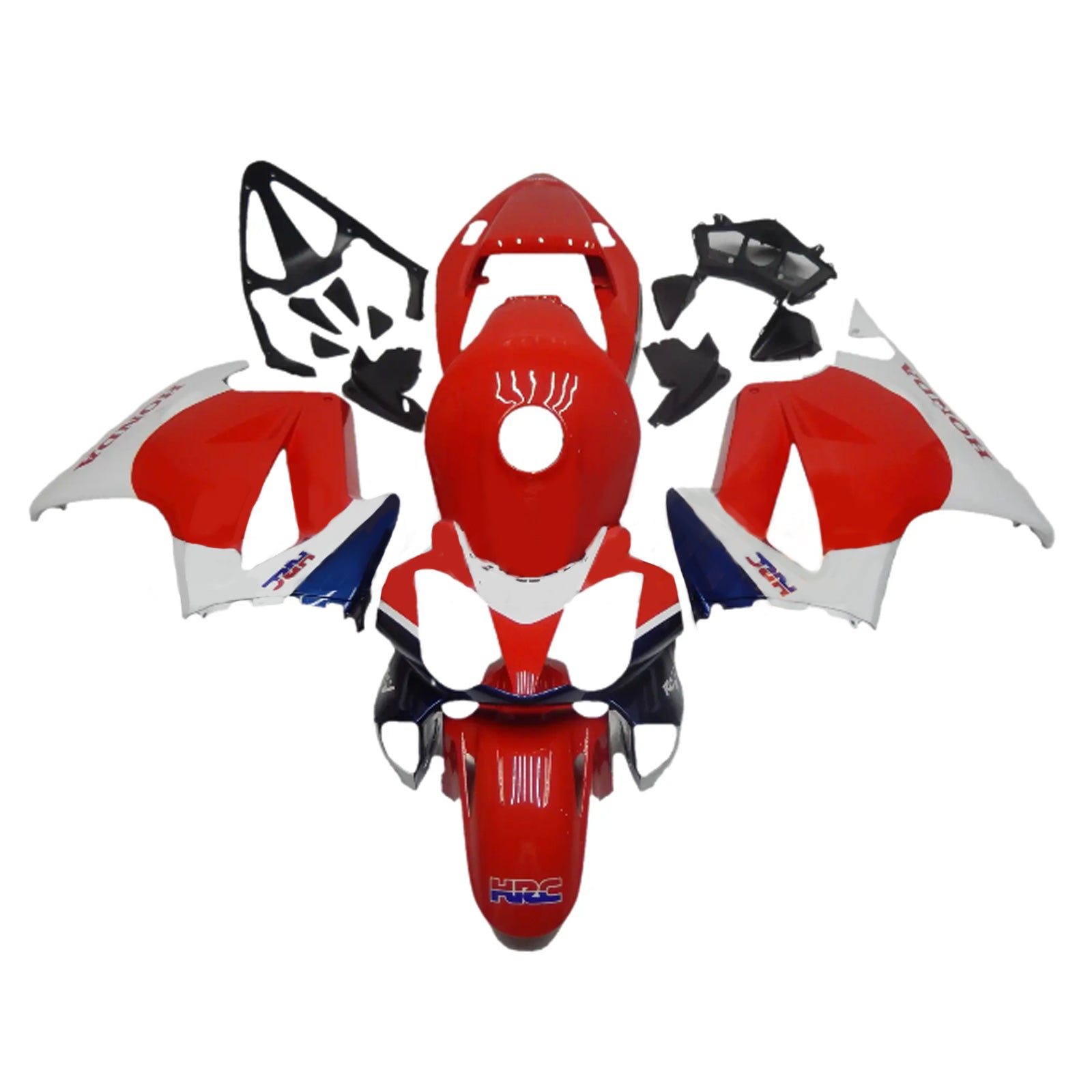 Amotopart 2002-2013 Honda VFR800Red White Black Fairing Kit