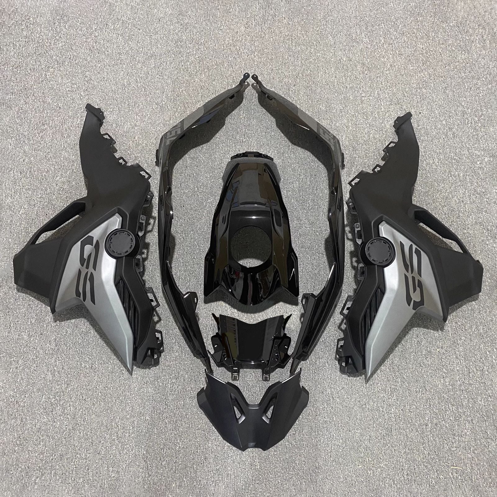 Amotopart 2018-2022 BMW F750GS F850GS Black Grey Fairing Kit