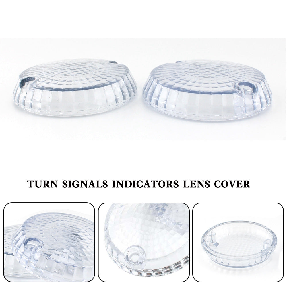 Turn Signals Indicators Lens Cover For Yamaha Kawasaki Vulcan 1500 VN