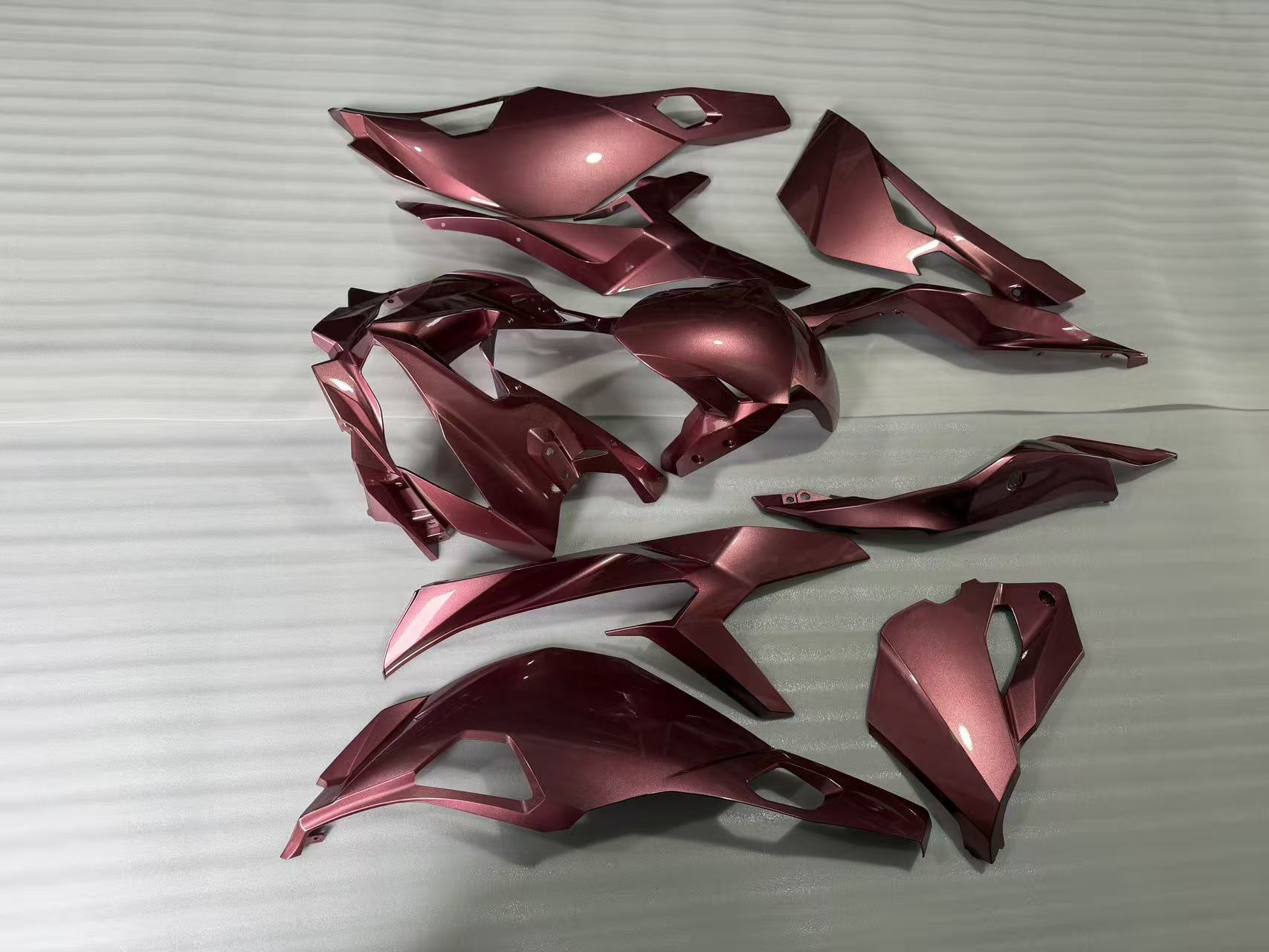 Amotopart 2019-2026 Kawasaki Ninja ZX25R ZX4R ZX4RR Kit de carénage rose