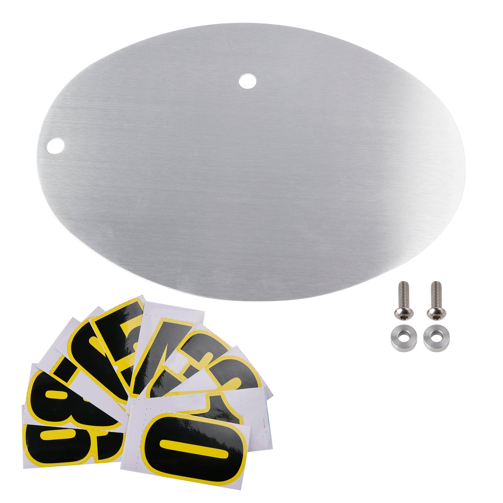 Diy Universal Motorcycle LZEČNÍ TRAK ALIMINUM VLASTNÍ OVLACE ČÍSLA