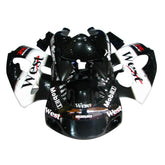 Amotopart Suzuki GSXR600 1996-2000 GSXR750 1996-1999 Kit carena bianco e nero