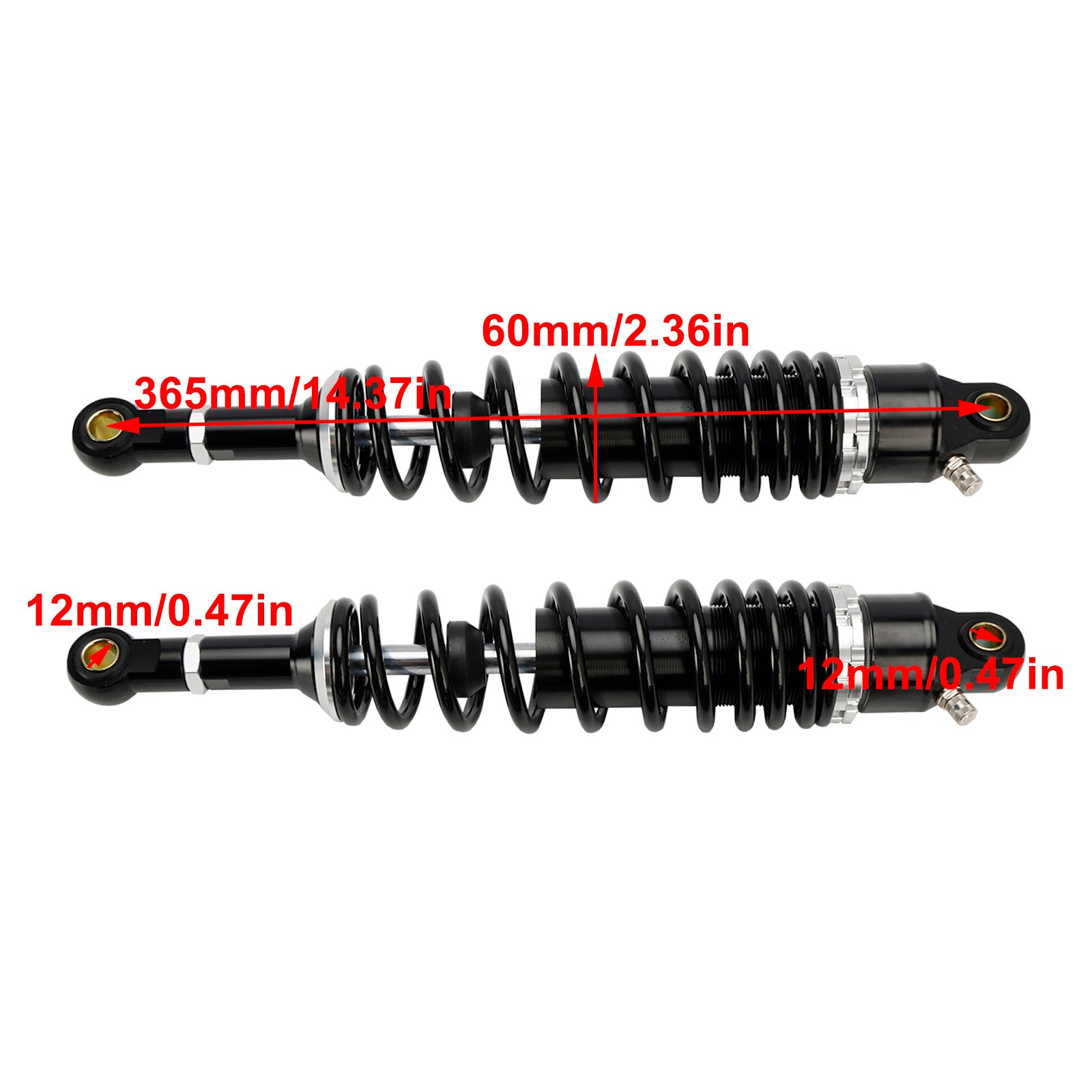 ホンダ CT125 クロスカブ 110 50 365mm リアサスペンションエア