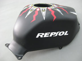 Amotopart 2005–2006 Honda CBR600RR Mattschwarz mit roten Logos Verkleidungsset