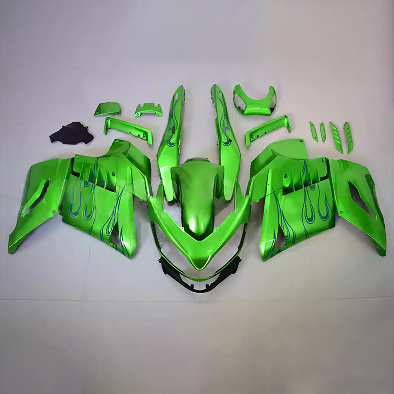 Amotopart 2007-2009 Kawasaki GTR1400/ZG1400 Green Fairing Kit