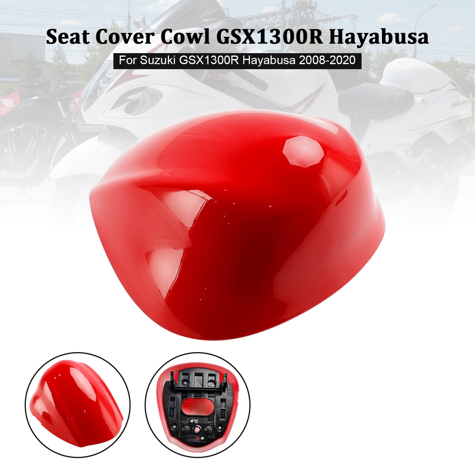 08-20 Suzuki GSX1300R GSX-R1300 Hayabusa Copertura carenatura sedile posteriore