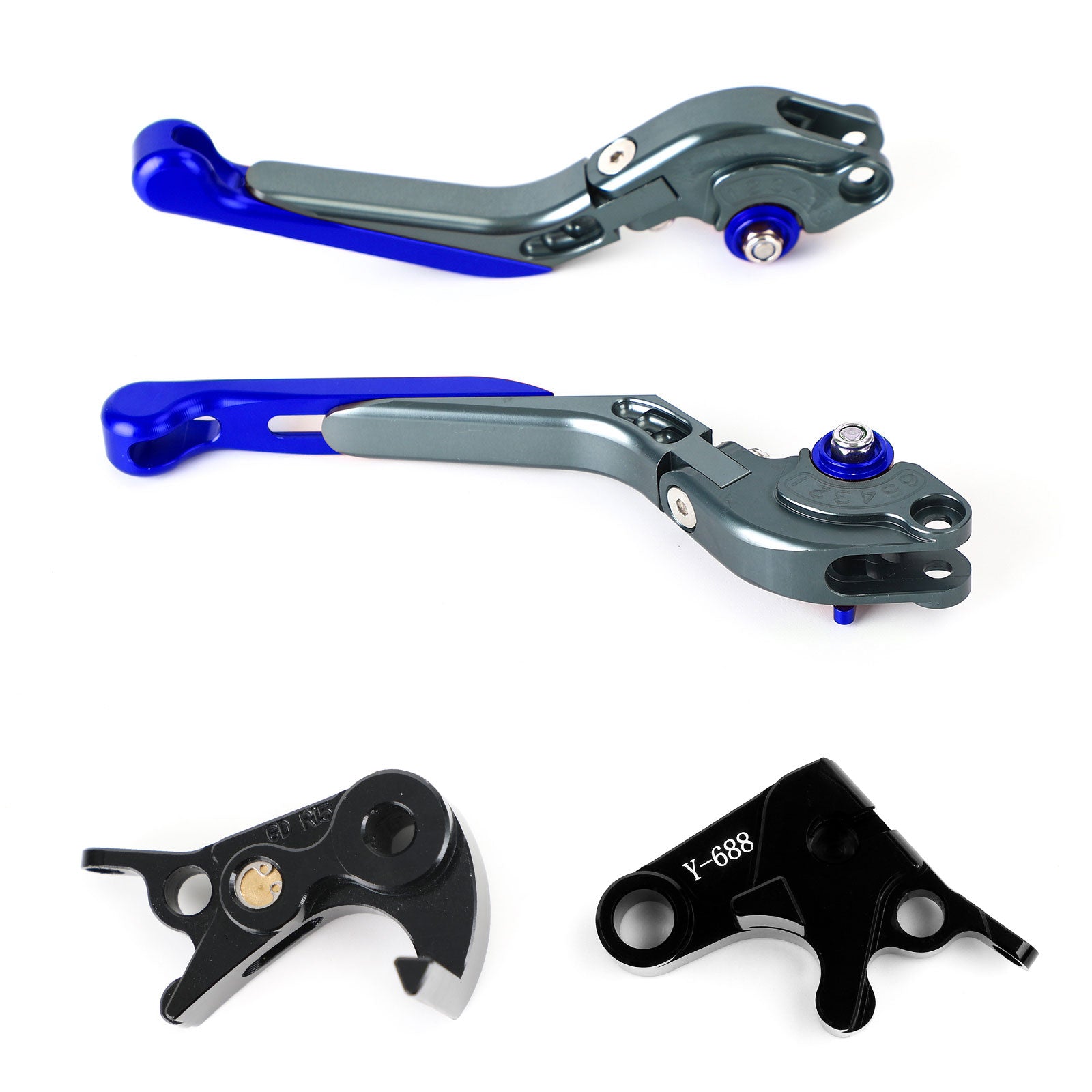 Verstelbare koppelingsremhendel voor Yamaha MT-09 Tracer 900/GT 21-22 YZF R6 17-20 Generic