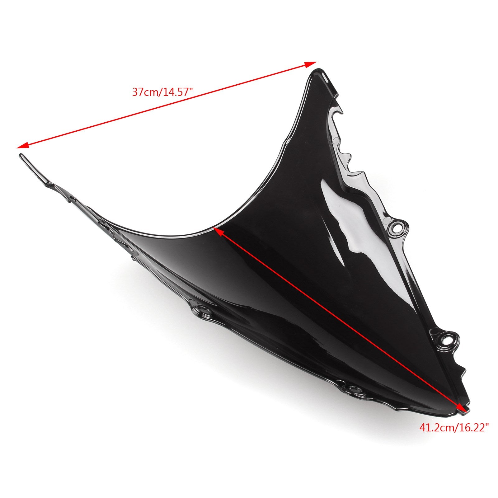 2003-05 Yamaha YZF R6 2006-09 R6S  Windshield Windscreen Double Bubble Black