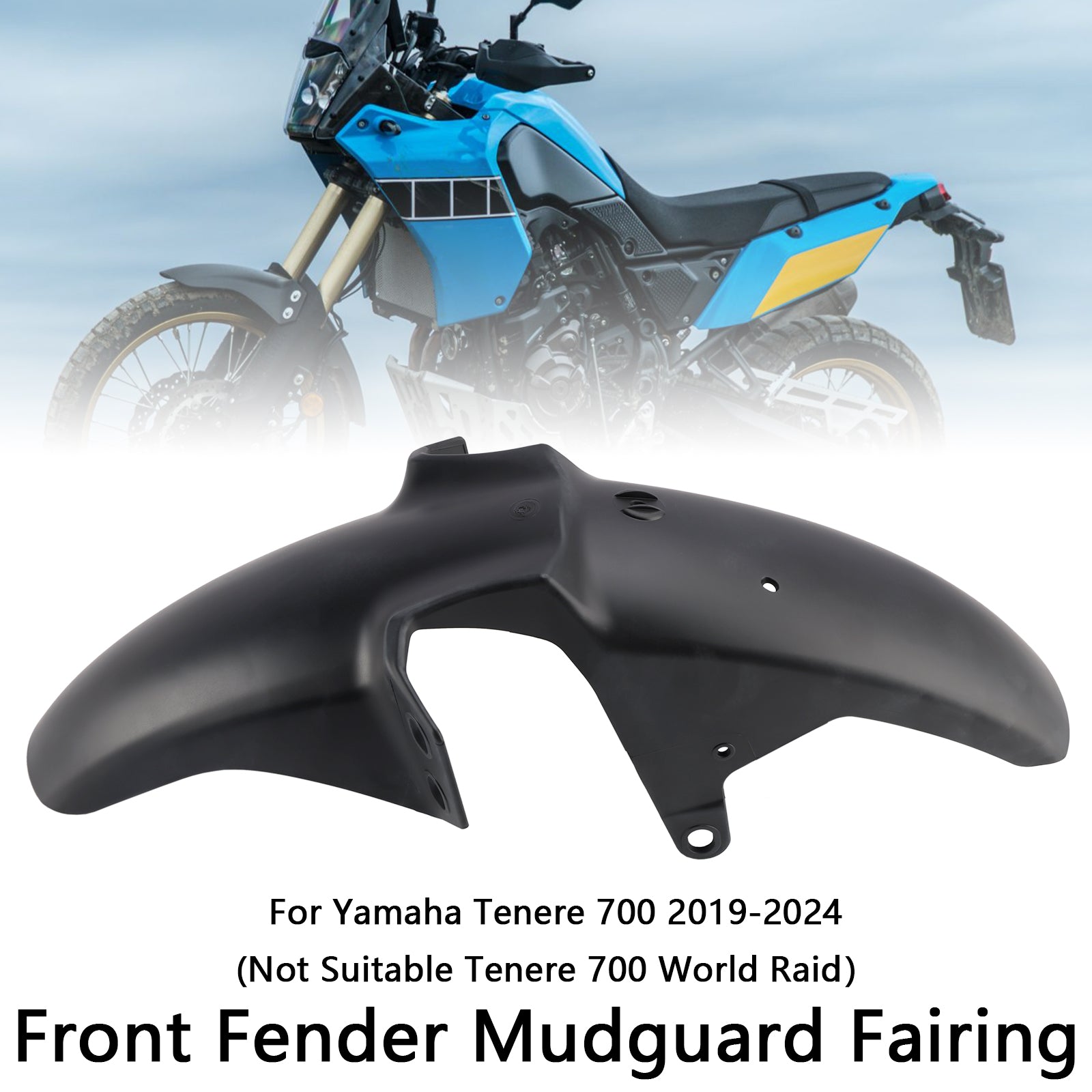 2019-2024 Yamaha Tenere 700 Front Fender Mudguard Fairing