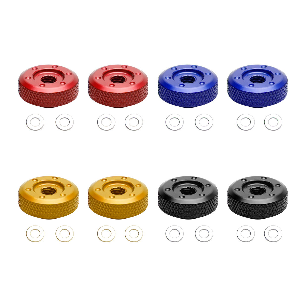 ALU Chain Adjustment Nuts For Honda Cross Cub 50 Super Cub C50 C110 C125 17-23