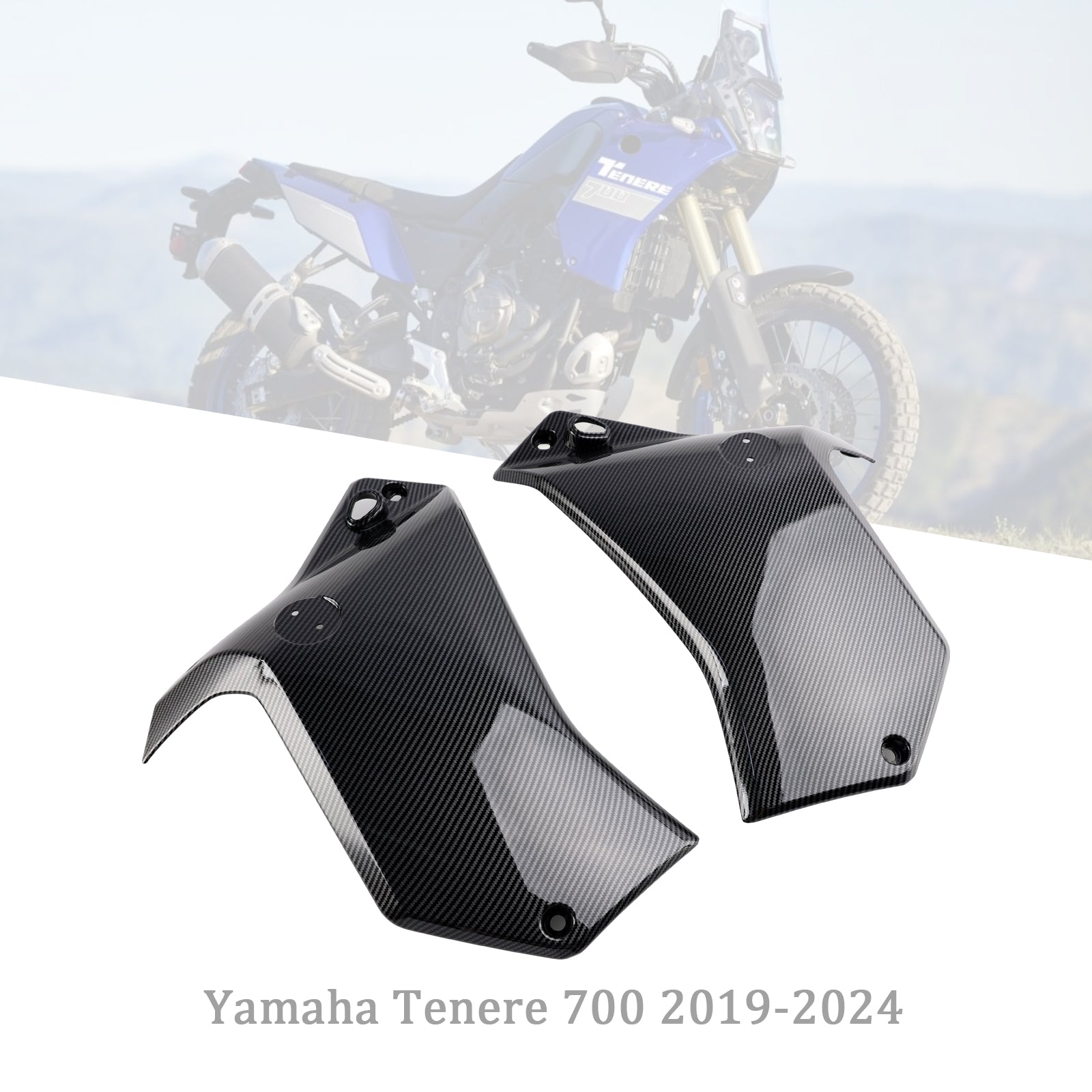 2019-2024 Yamaha Tenere 700 Side Frame Panel Protector Fairings Cover