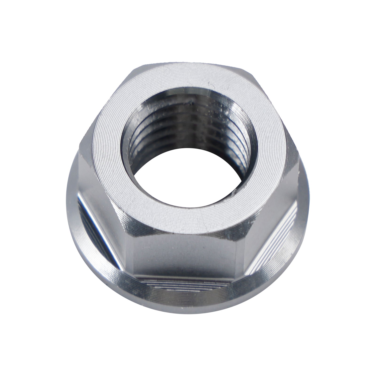 6 Pack Motorcycle Bike Aluminum Rear Sprocket Flange Nuts M10X1.5mm Grey