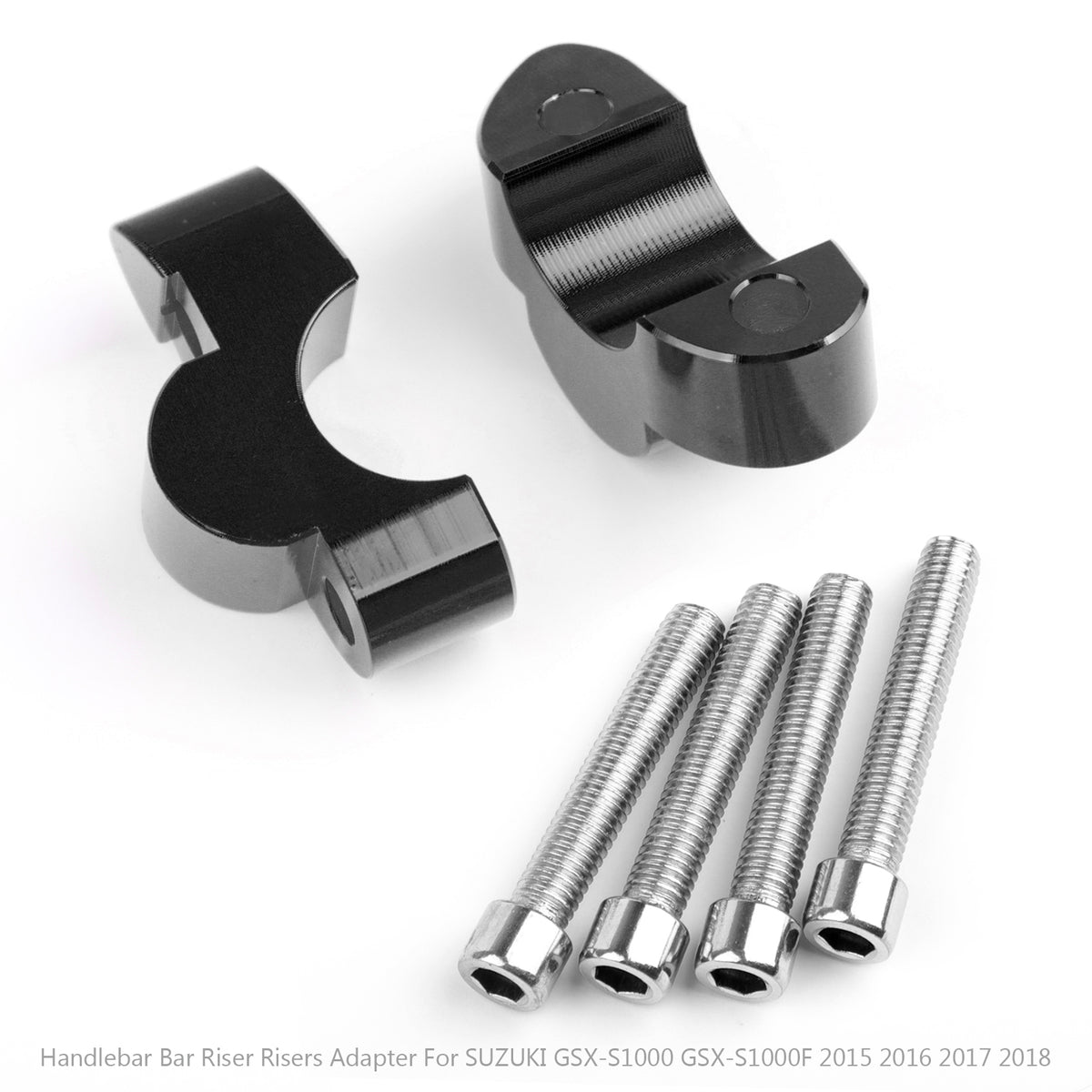 Handlebar Risers 1" Bar 20mm For Suzuki GSX-S1000 GSX-S1000F 2015-2018 Black