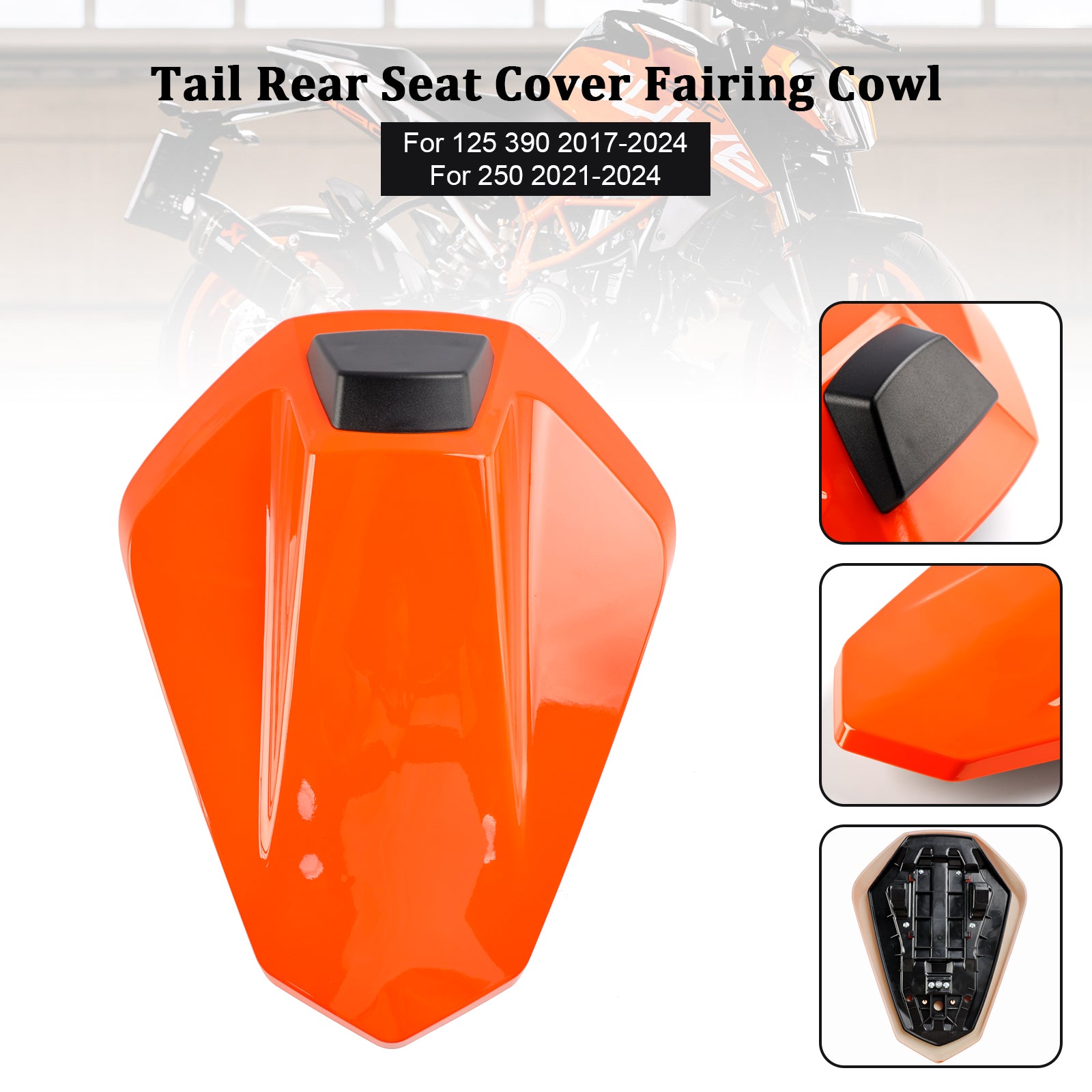 17-24 KTM 125 250 390 Schwanz Hinten Sitz Abdeckung Verkleidung Cowl