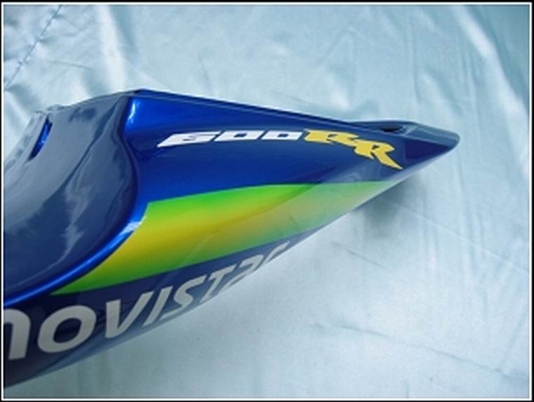 Amotopart 2007–2008 Honda CBR600RR blau-grünes Verkleidungsset