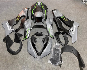 Amotopart 2021-2024 Kawasaki ZX 10RR ZX 10R Black Grey Green Fairing Kit