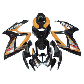 Amotopart 2006-2007 K6 GSXR 600/750 Suzuki Black&Orange Fairing kit