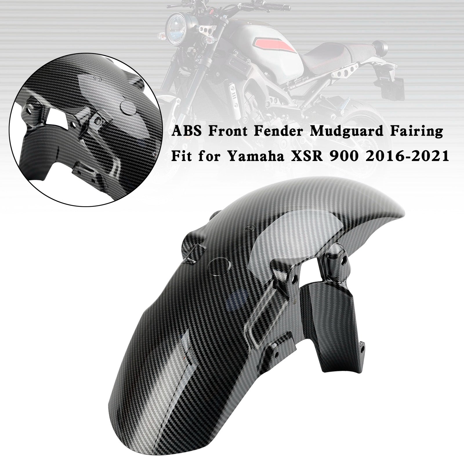 ABS plastic Front Fender Mudguard Fairing For Yamaha XSR 900 2016-2021