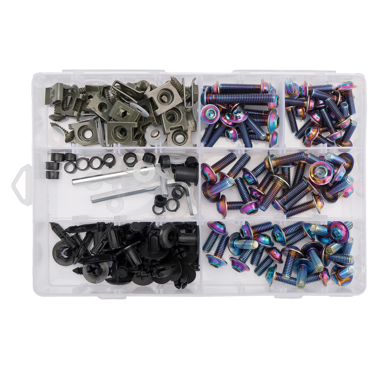 Amotopart Suzuki 00-03 GSXR 750 & 01-03 GSXR 600 Purple Green Line Fairing Kit