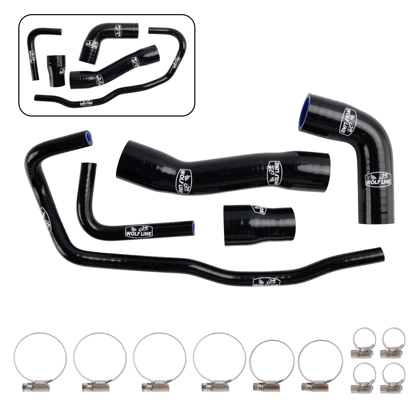 2019-2023 BMW S1000RR Silicone Radiator coolant Hose kit