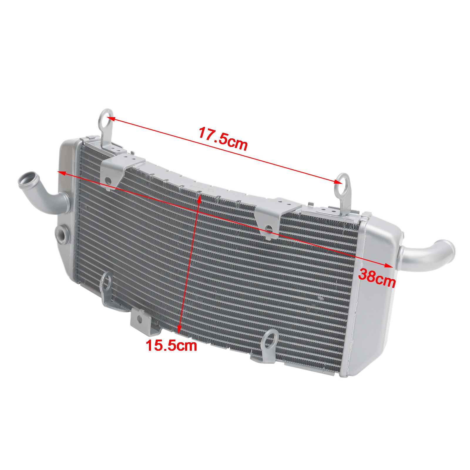 Yamaha 17-19 Tmax530 & 20-23 T-max 560 Radiateur de refroidissement en aluminium Argenté