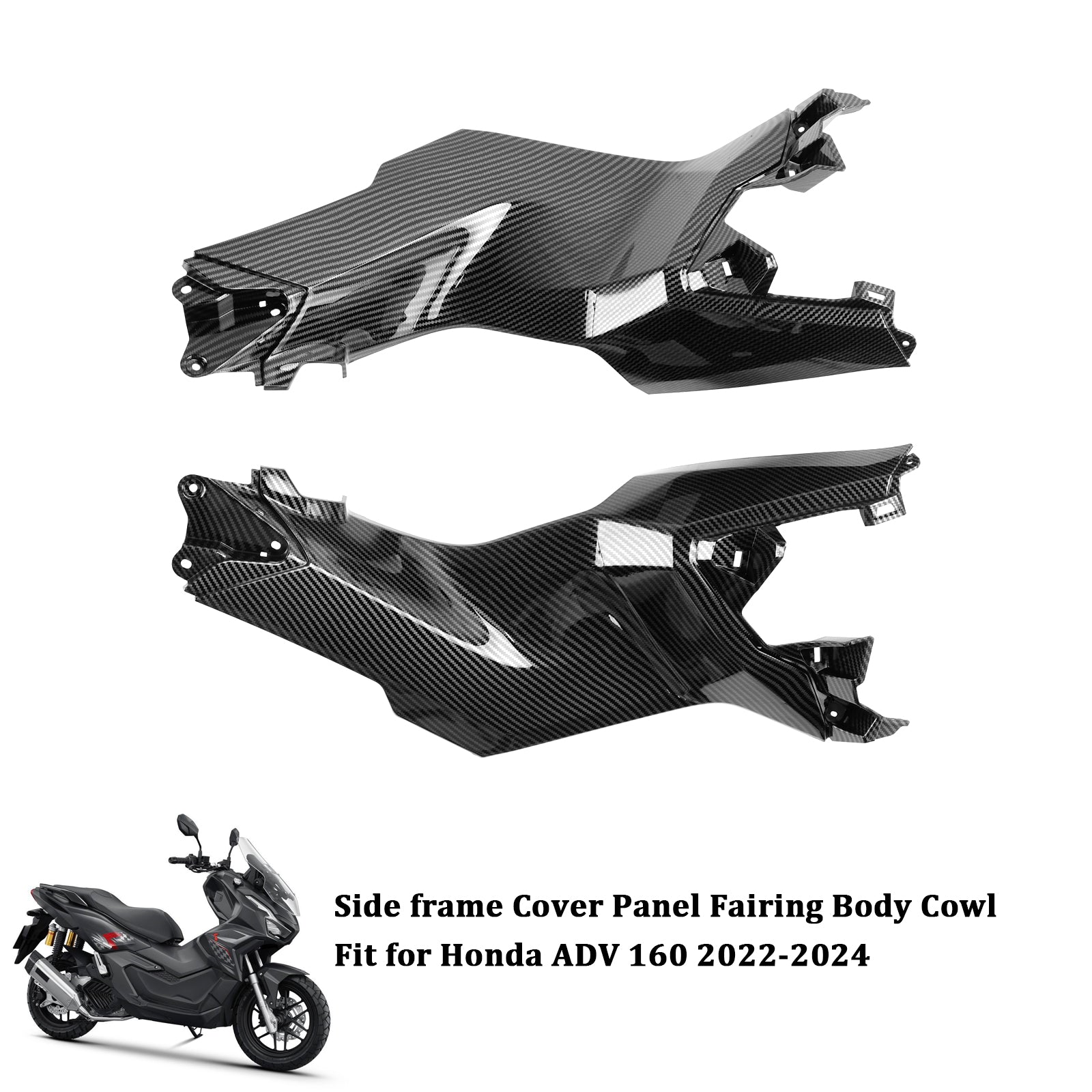 23-24 Honda ADV 160 Side Frame Cover Panel Fairing Body Cowl