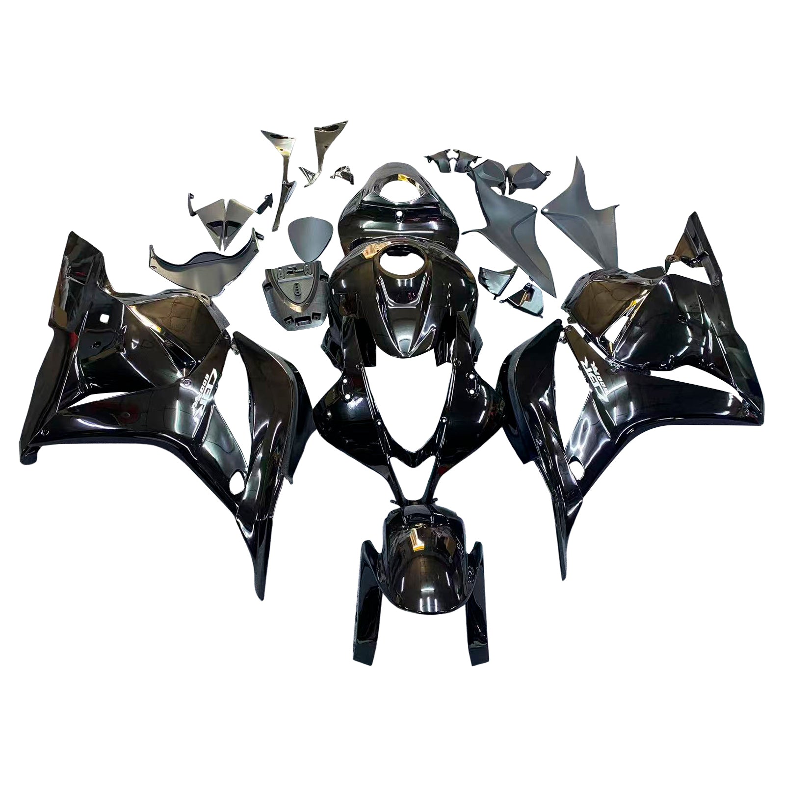 Amotopart 2009-2012 Honda CBR600RR Black Fairing Kit