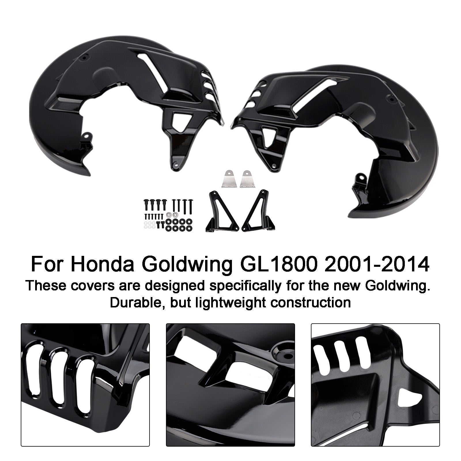 Honda Goldwing GL1800 F6B 01-15 Front Brake Disc Rotor Covers