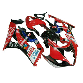 Amotopart 2003-2004 K3 GSXR1000 Suzuki Red&Black with Logo Fairing Kit