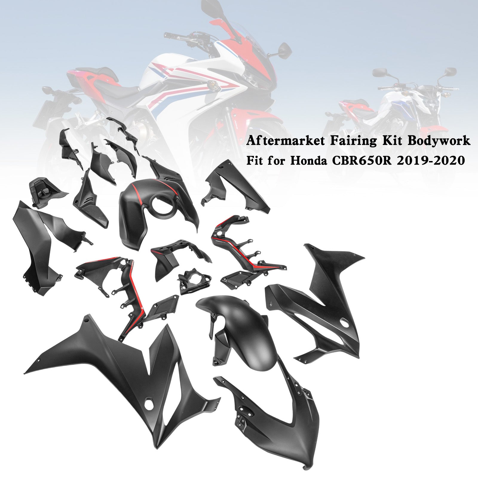 Amotopart 2019-2020 Honda CBR650R Fairing Kit Collection