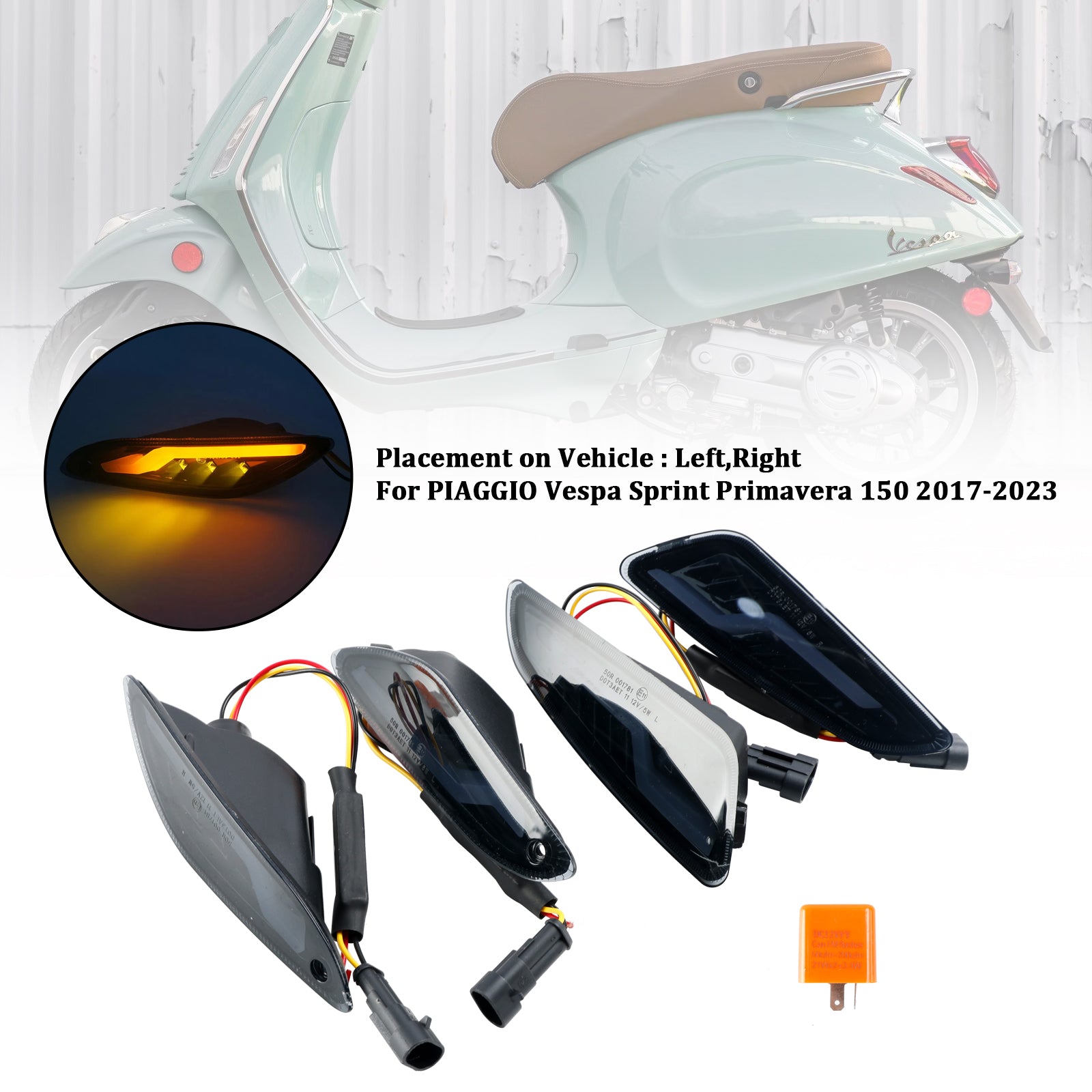 17-23 Sprint Primavera 150 LED Blinker Lampe Kontrollleuchte