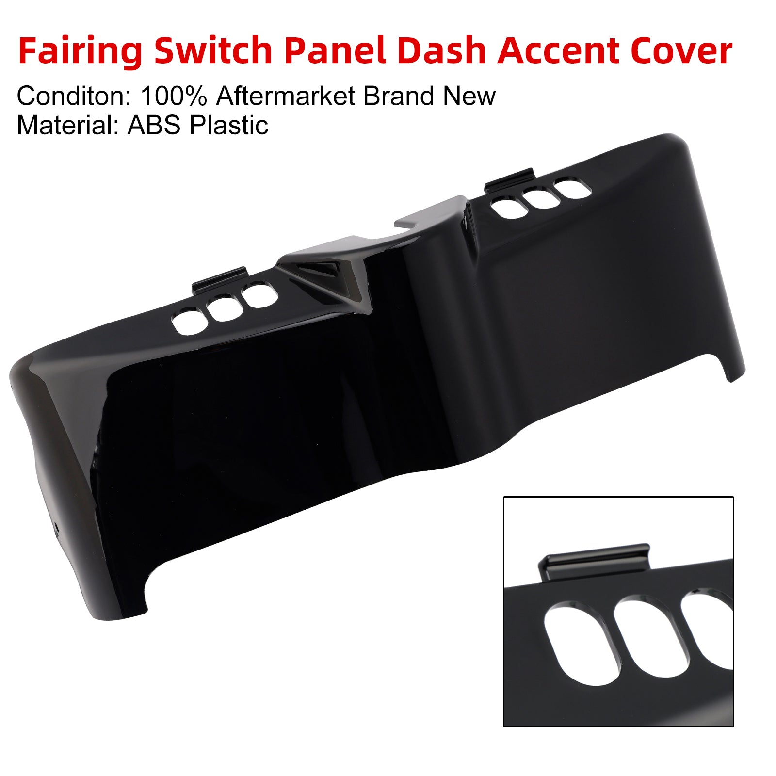 2014-2024 Touring Electra Street Fairing Switch Panel Dash Accent Cover