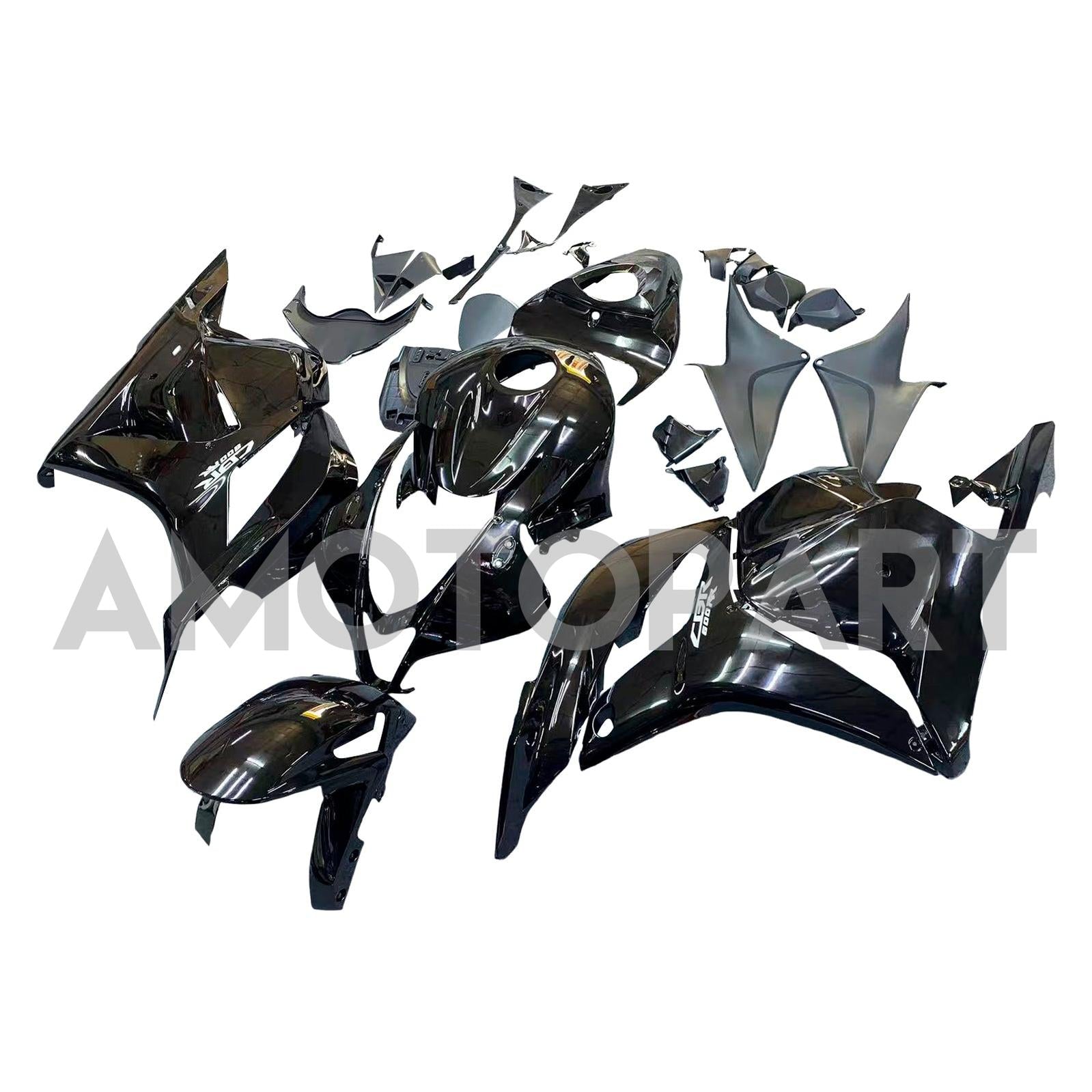 Amotopart 2009-2012 Honda CBR600RR Black Fairing Kit