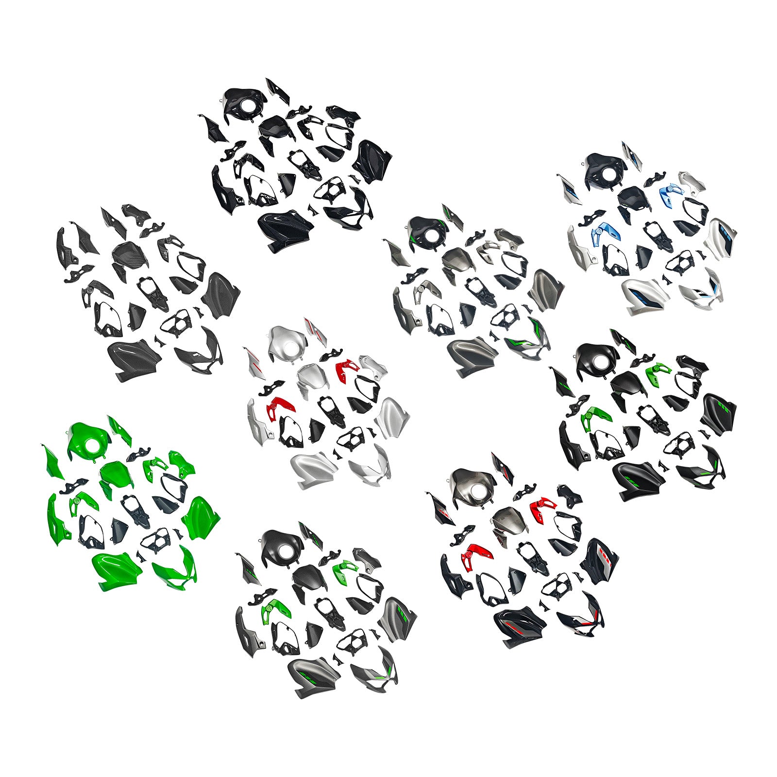 Amotopart 2025-2026 Kawasaki Z900 Fairing Kit Collection