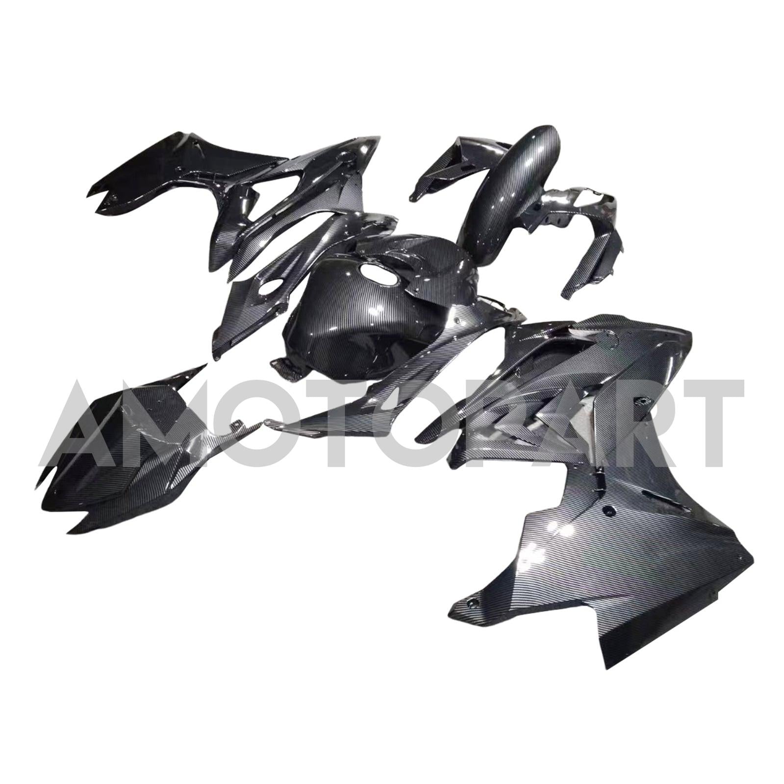 Amotopart 2017-2018 BMW S1000RR Carbonfaser-Musterverkleidungskit