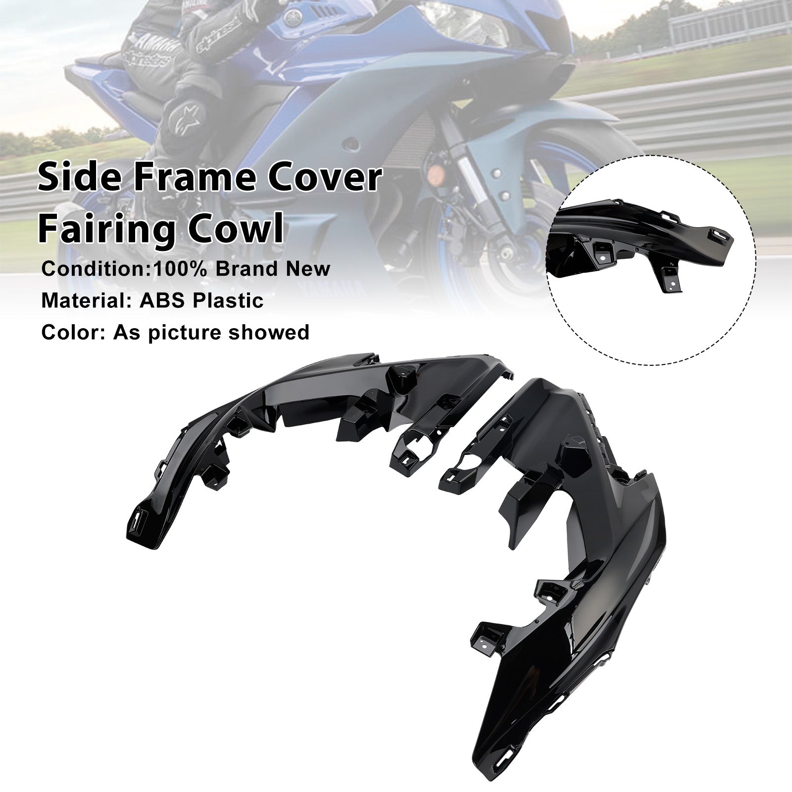 2025-2026 Yamaha YZF-R3 R25 Middle Side Frame Cover Fairing Cowl