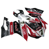 Amotopart 2012–2015 Ducati 1199 899 rot-schwarzes Logo-Verkleidungsset