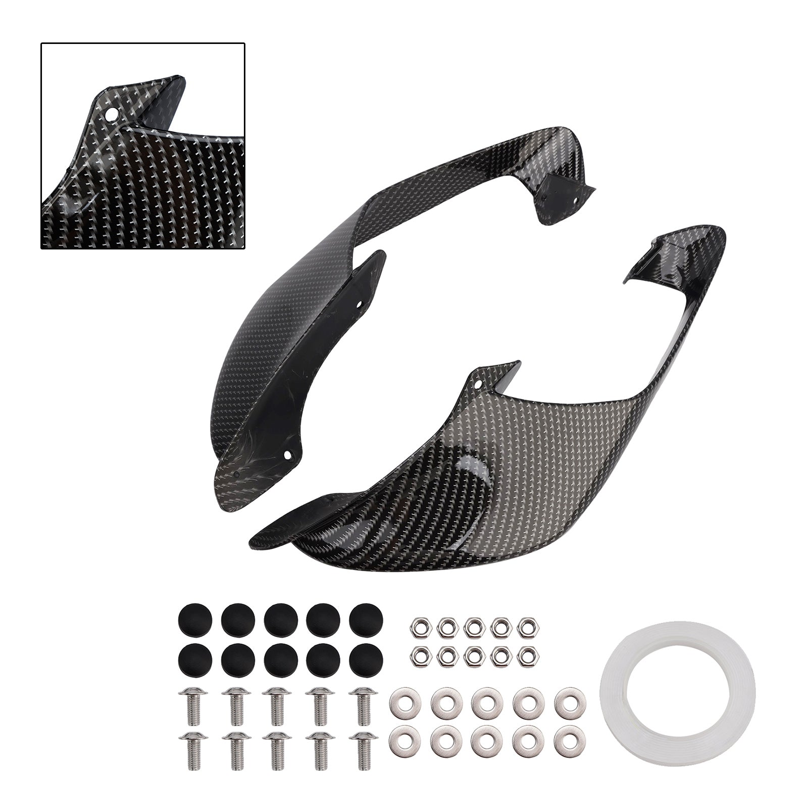 2021-2024 Yamaha YZF R1 R1M Voorzijde Winglets Vleugels Spoiler Kuip