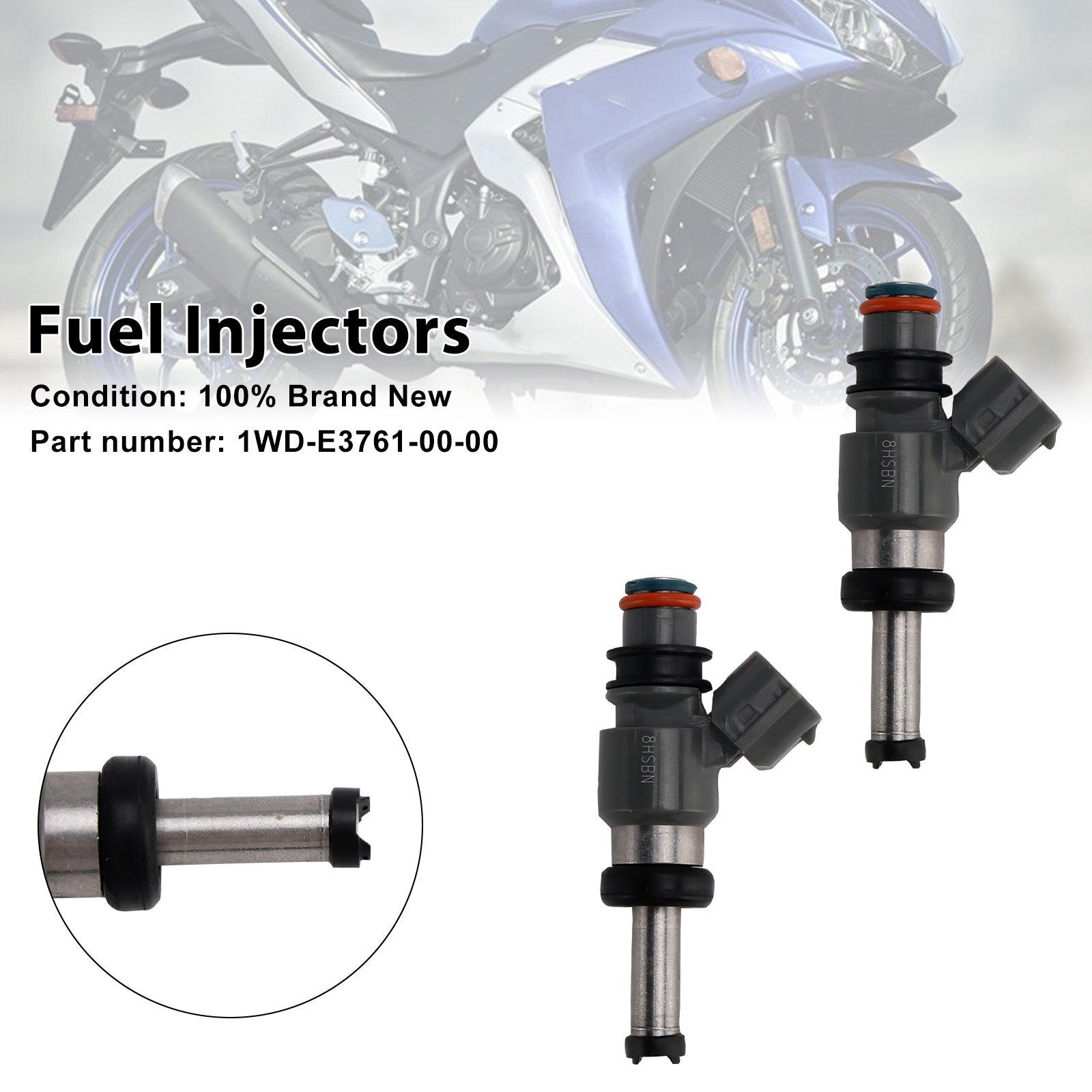 Yamaha YZF-R3 2015-2022 2PCS 1WD-E3761-00-00 Fuel Injectors
