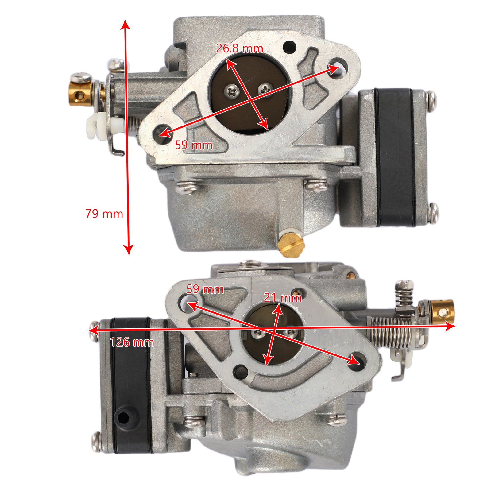 Carburador fueraborda para motor de barco, conjunto de carburador 812648, repuesto para Mercury