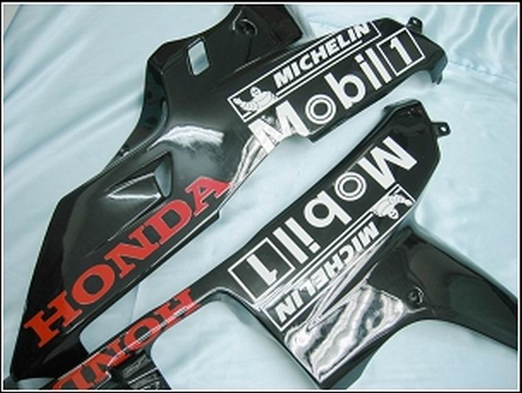 Amotopart 2007-2008 ホンダ CBR600RR ホワイト&ブラック フェアリングキット