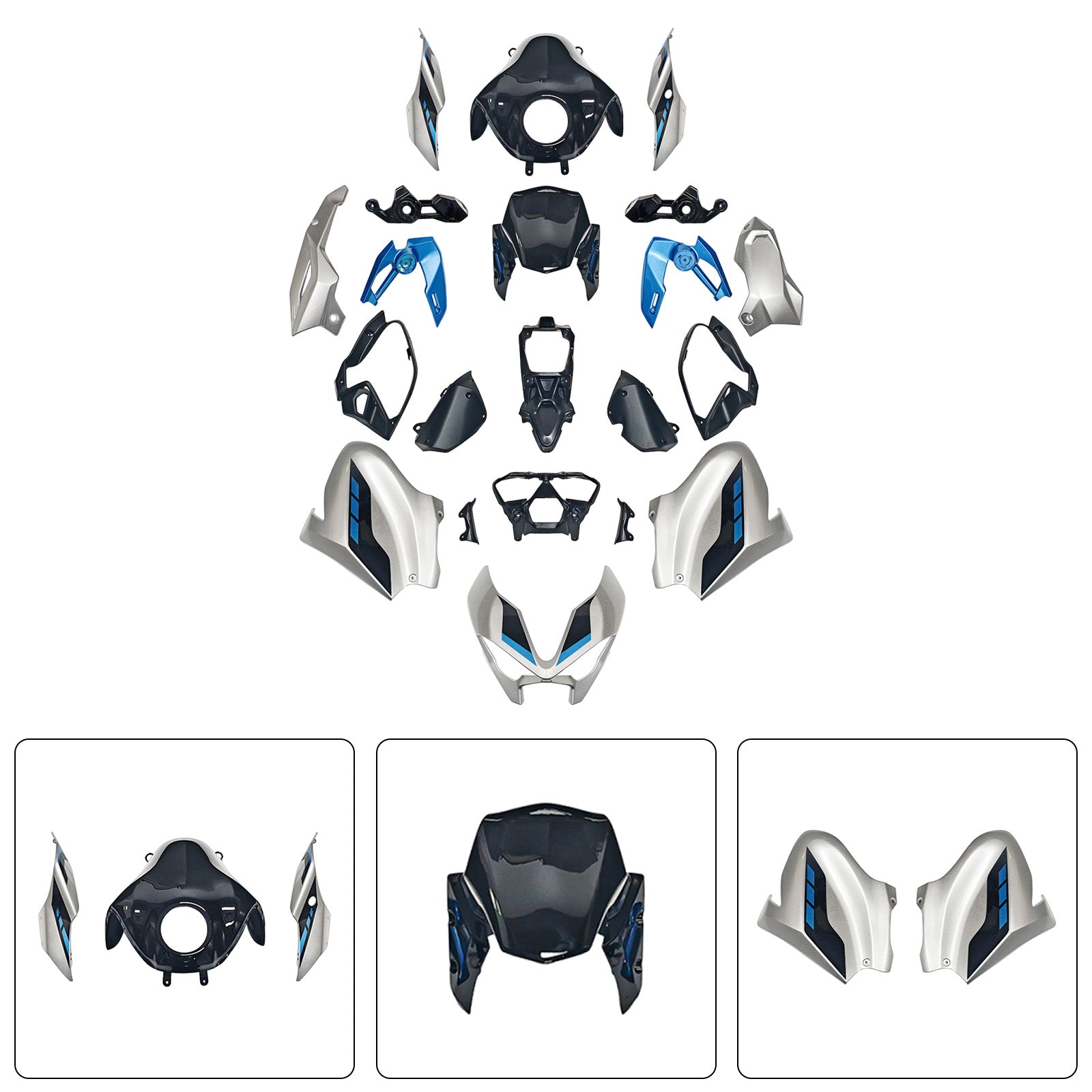 Amotopart 2025-2026 Kawasaki Z900 Fairing Kit Collection