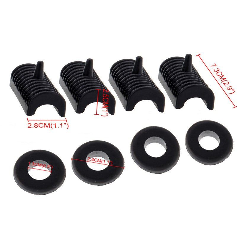 Rubber Cushion Road Bag Grommets King Saddle Support Rubber Hard