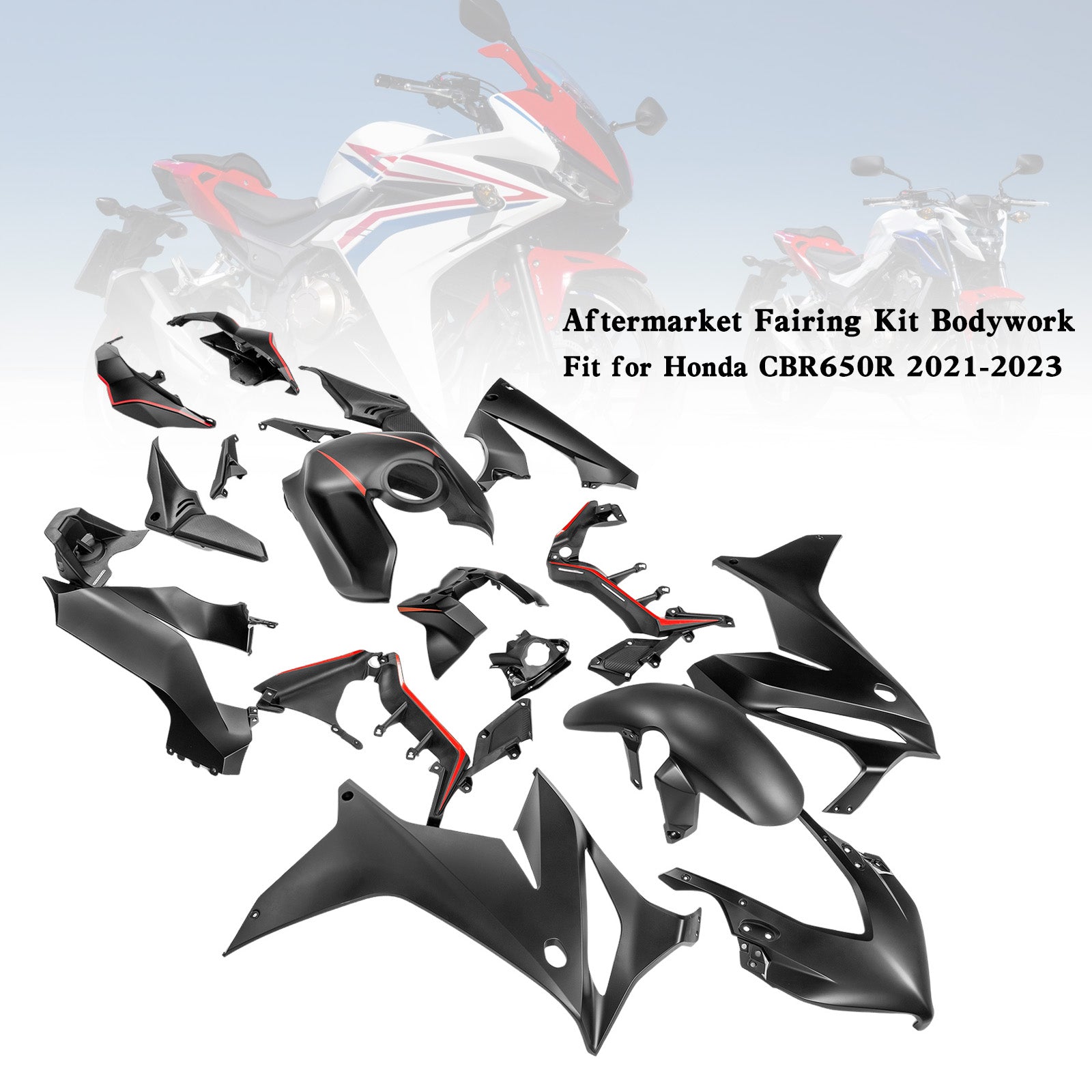 Amotopart 2021-2023 Honda CBR650R Fairing Kit Collection