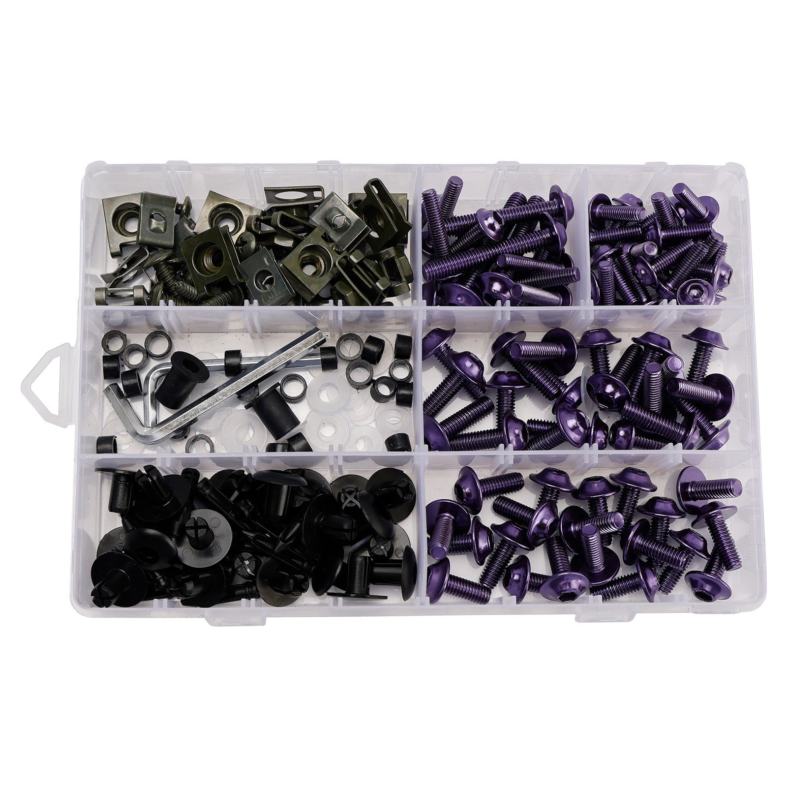 Amotopart 2009-2012 Kawasaki ZX6R 636 Purple Green Black Fairing Kit