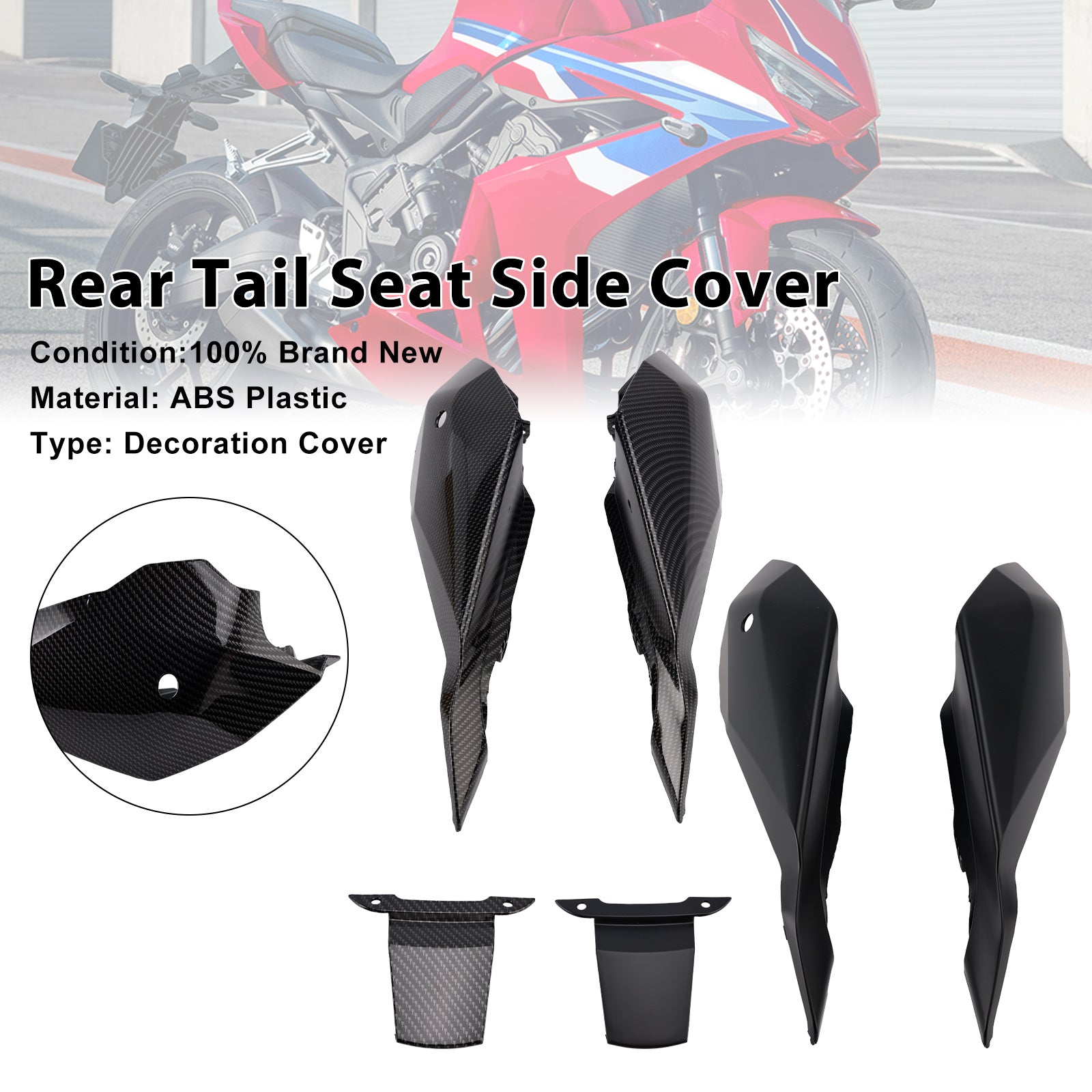 2024-2025 Honda CBR650R CB650R Rear Tail Seat Side Cover Fairing