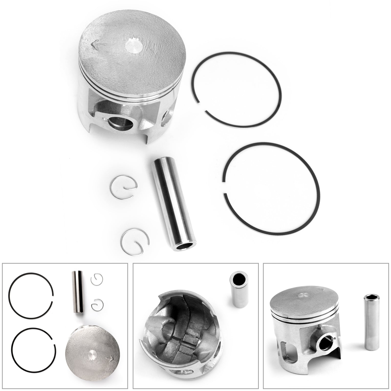 1974-1982 Bore Size 67.00Mm Piston Kit +1.00 For Yamaha 175Dt 175Mx Yt175