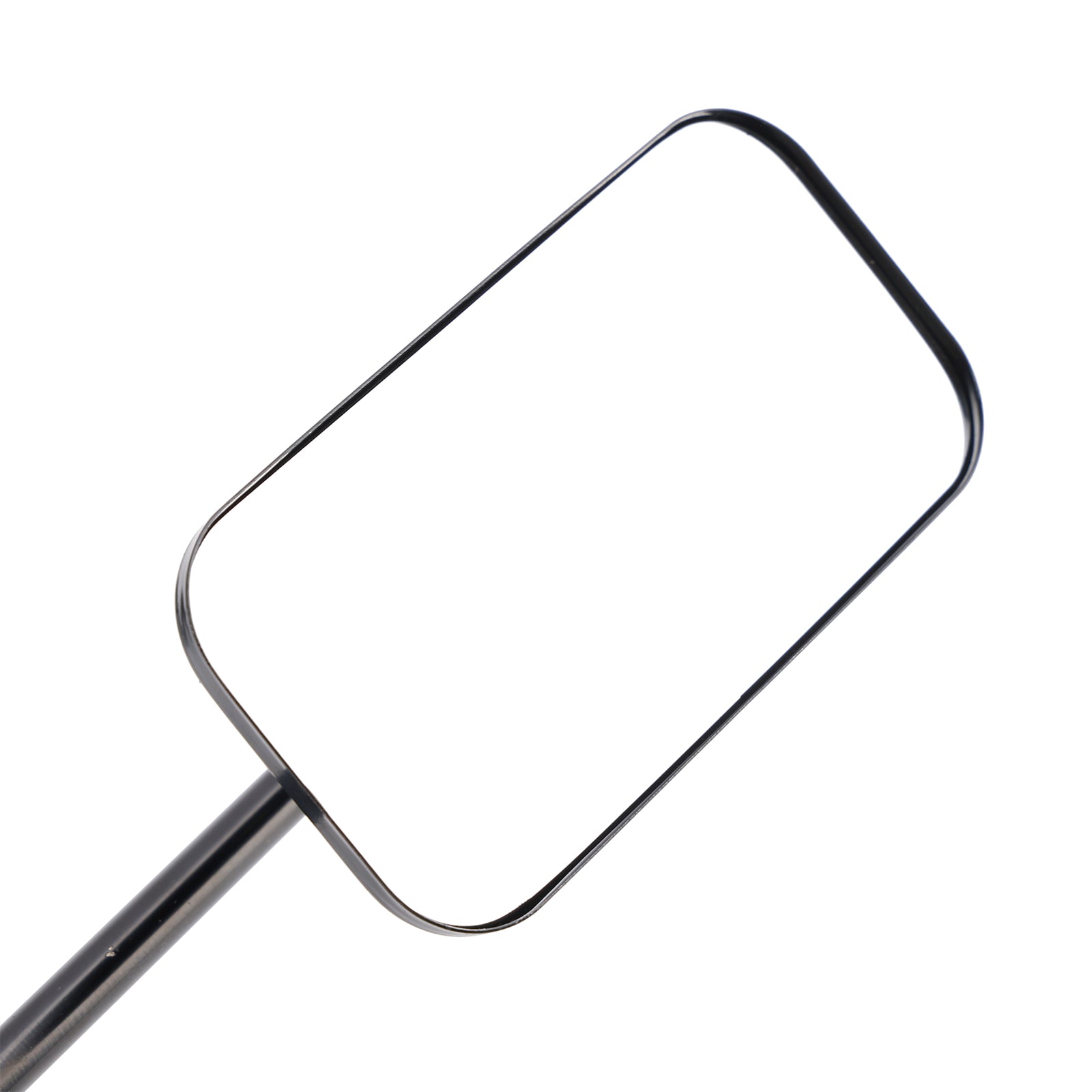 Honda CB250 CB350 CB450 CB750 Retro Rectangular Clamp On Black Mirrors