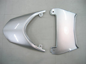 Amotopart 2004–2005 Kawasaki ZX10R Verkleidungsset in Silber und Schwarz